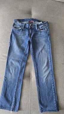 Lucky Brand Sundown Straight Jeans Medium Wash Size 2/26 Made in Mexico